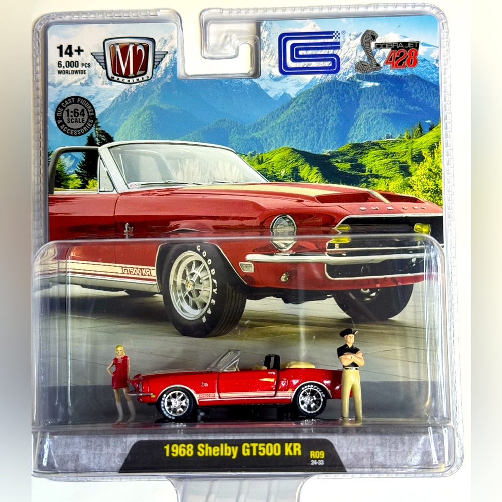 M2 Machines Diorama 1968 SHELBY GT500 KR